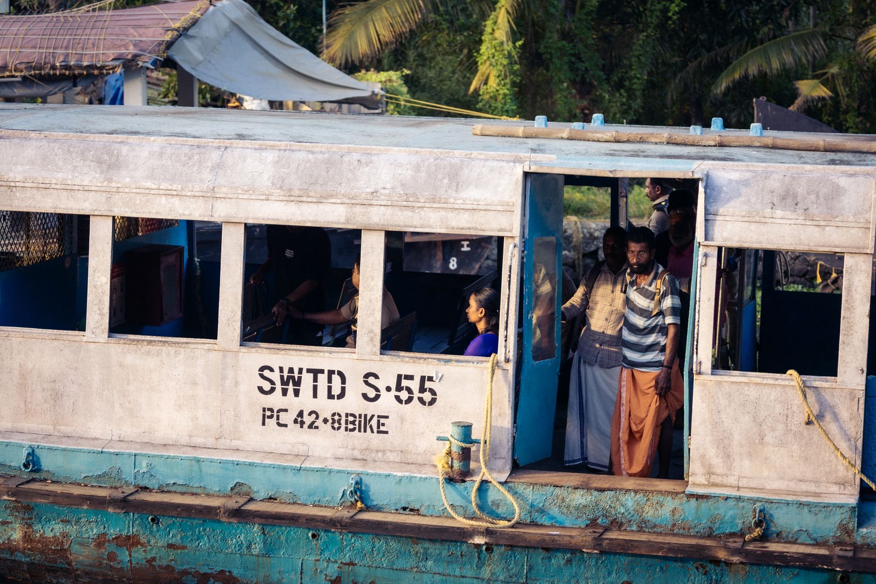 Weathered Passenger Ferry Boat